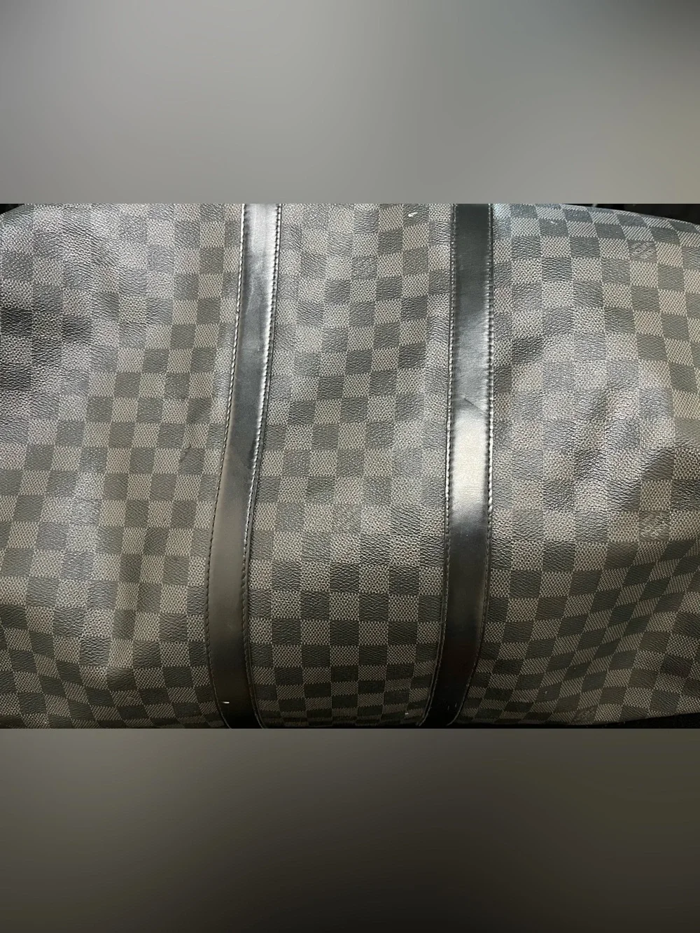 Louis Vuitton Keepall Bandouliére 55 - Damier Graphite Canvas